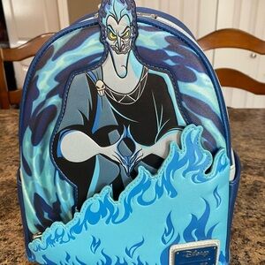 Loungefly Disney Hercules Hades Flames Mini Backpack. NWT
